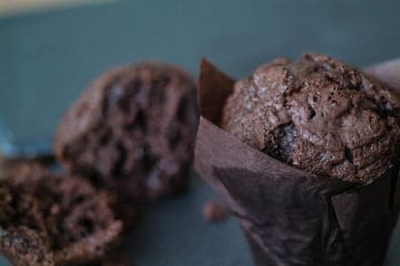 Choc Rum ‘N’ Raisin Muffins (Bakels Chocolate Muffin Mix)