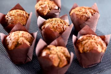 Honey and Walnut Muffins and Cupcakes (Using Apito Utility Cake Mix)